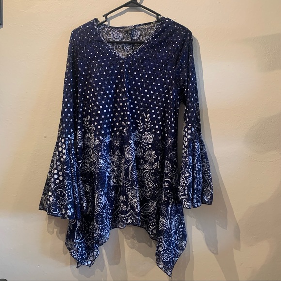 Polka Dot Beach Coverup - Picture 1 of 7